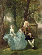 Thomas Gainsborough Portrait of Mr and Mrs Carter of Bullingdon House, Bulmer, Essex oil on canvas